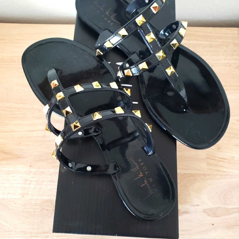 Nichole Miller studded sandals